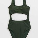 Aerie  Green One Piece Swimsuit Photo 0