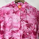 Vans  X Collina Strada Short Sleeve Button Up Shirt Womens Size M Tropical Top Photo 3