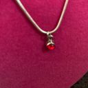 Boutique July Ruby Necklace Birthday Birthstone Month Red Bling Rhinestone egirl gift Y2K Photo 1