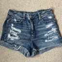 American Eagle denim mom jean shorts Photo 0