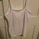 Oscar de la Renta oscar de la rent white built in bra cami Photo 3