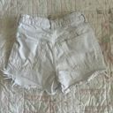 ZARA White Denim Shorts Photo 2