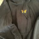 Brandy Melville Butterfly Hoodie Black Photo 2