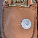 Michael Kors  Womens Slip On Leather Flat Shoe Tan Size 10 Photo 2