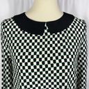 Kate Spade Kassia Silk 3/4 Sleeve Exposed Back Zipper Geo Shift Dress Medium Photo 1