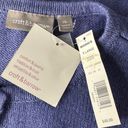 Croft & Barrow  X-Large Cardigan Sweater Snowmen Winter Snowflakes Crew Neck Blue Photo 8