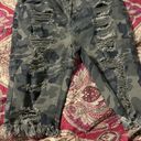 American Bazi Camo Denim Shorts Photo 0