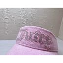 Juicy Couture  bling rhinestone light pink visor hat Y2K ONE SIZE - NWT Photo 1