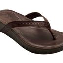 Olukai  Ola dark Java brown platform sandal Photo 0