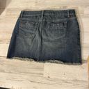 Apt. 9  Women's Denim Blue Jean Skirt Size 8 Distressed Ruff Hem Photo 4