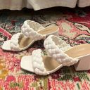 Soda White Braided Heels  Photo 0