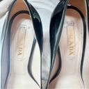 Prada  black patent leather heels pumps sz 7 Photo 4