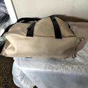 Big Buddha  large tote bag laptop purse faux leather cream beige brown Photo 3