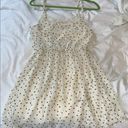 Lush Clothing Cream polka dot flowy dress Photo 0