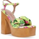 Betsey Johnson Women's Mandee Floral Printed Platform Heeled Sandal Photo 0