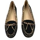 Jack Rogers  Millie Suede Leopard Trim Moccasins Photo 1