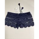 PilyQ New.  blue lace shorts.  XS/S Photo 3