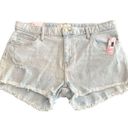 New York Laundry  Vintage High Rise Light Wash Womens Denim Shorts size 13 Photo 2