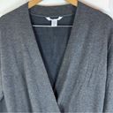 Athleta  Purana VNeck Wrap Cross Over Sweater Size XS Gray Runs Big and Roomy Photo 2