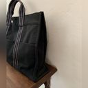 Hermès Hermes Canvas Herline Fourre Tout Large Tote Bag in Black 16.5” x 11” Photo 3