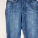 Talbots  Flawless High-Waist Straight Ankle Jeans Size 6 Raw Hem Photo 5