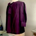 Banana Republic 100% silk eggplant color tunic Photo 2