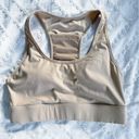 Fabletics Set Bra & Shorts Running Sports Outfit Lined Medium Tan Beige Neutral Photo 12