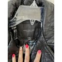 Marc Jacobs  New York Vegan Faux Leather Moto Jacket Black Size Small Photo 5