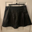 &merci Black Pleather Skirt Photo 0