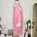 LC Lauren Conrad Lauren Conrad Pink Lace Kimono Photo 7