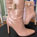 Journee Collection New women Sz 10  Elanie Croc Embossed Comfort Foam glam Boots Photo 3