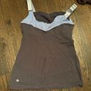 Lululemon Vintage  grey and blue tank Photo 2