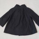 Old Navy Vintage Cropped Gray Wool Coat Photo 1