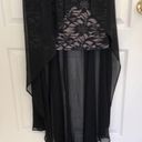 Morgan & Co  Black Lace High-Low Dress Photo 1