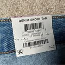 INC  core denim raw hem shorts size 6 NEW Photo 1