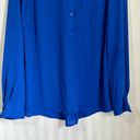 Dalia Collection  Blue 3/4 Button Down Long Sleeve Blouse Women’s Plus Size 1X Photo 3