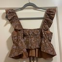 Therapy Boutique Ruffle Crop Top Photo 1