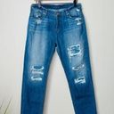 Hudson Jeans Hudson Leigh Boyfriend Pant Distressed Jeans City Kid‎ Color Size 29 or US 8 Photo 0