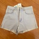 ZARA NWT  HIGH RISE DENIM SHORTS MID-BLUE Photo 3