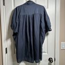 Equipment  Femme Blue Button Up Top Cotton Silk Womens L Slouchy Beach Oversized Photo 1