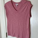 Jessica Simpson  Pink V-Neck Tee. Size S Photo 1