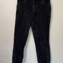 Abercrombie & Fitch  The 90’s Straight Ultra High Rise Black Denim Jeans Photo 1
