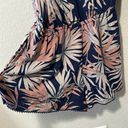 l*space L* Polynesian Palm Soho Romper, Navy, Size M Photo 5