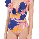 Trina Turk NWT  Breeze Ruffle One-Piece Swimsuit size 12 Photo 0