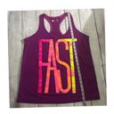 Xersion  Womens Graphic Racerback Tank Sz L Photo 2