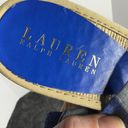 Ralph Lauren Lauren  Womens CAMARA Blue Plaid Wedge Slingback Sandals Size 10 B Photo 7