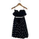 Scott McClintock Vintage  Women’s Size 6 Black White Polka Dot Tulle Short Dress Photo 6