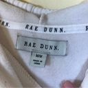 Rae Dunn  Chill Sweatsuit Hooded Sweatshirt Joggers Pants Lounge Wear 2 Pc White Photo 4