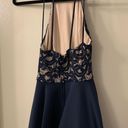 Nordstrom Navy Blue Prom Dress Photo 2