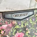 Givenchy Large Antigonia Leather Floral Pouch/Clutch Photo 3